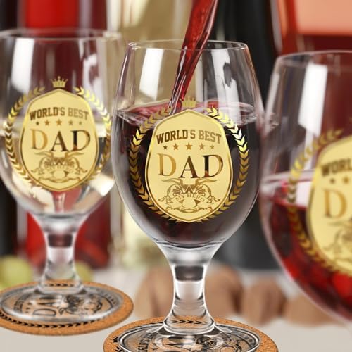 Gepersonaliseerde cadeaus voor papa: bierglas met gravure, verjaardagscadeau voor papa, vadercadeaus, kerstcadeaus voor mannen – 5 stuks