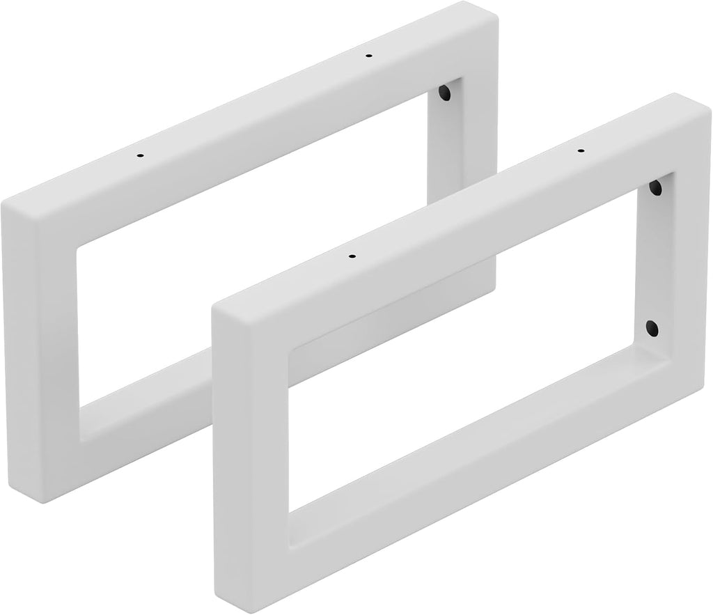 Wastafelbeugels, wastafelstandaards, wandmontage, metalen plankbeugels, consolebeugels voor wastafels, veelzijdige wandbeugels (wit, 30 cm, 2 stuks)