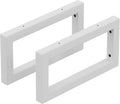 Wastafelbeugels, wastafelstandaards, wandmontage, metalen plankbeugels, consolebeugels voor wastafels, veelzijdige wandbeugels (wit, 30 cm, 2 stuks)