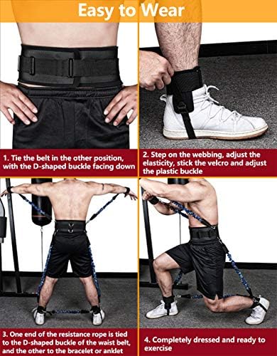 Weerstandsbanden boksen Resistance Bands Boxing: Sfeexun vechtsport-boksweerstandsbanden voor boksen, boksweerstandsbanden voor kickboksen en MMA, 200 lbs