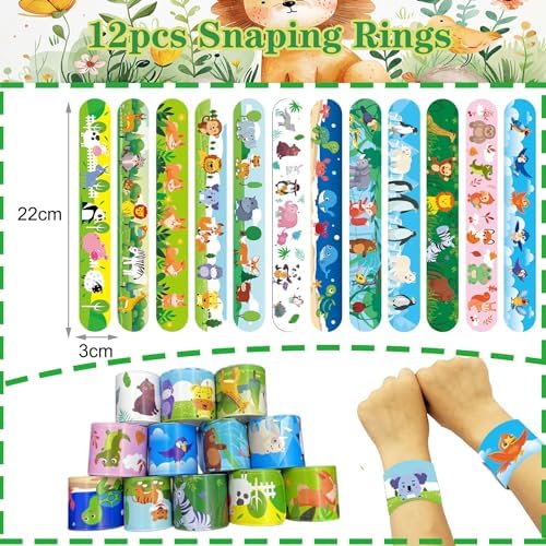 Jungle-verjaardagscadeau, kinderfeestje, gastgeschenken, 48 stuks, feestcadeaus, kinderfeestset, feestcadeaus, kinderen, cadeau, kind