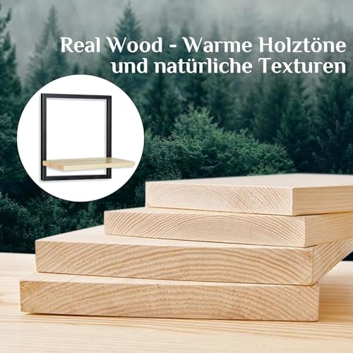 Metalen wandplank voor de woonkamer: set van 3 vierkante planken, moderne wanddecoratie, planken voor aan de muur, wandplank voor slaapkamer, badkamer, hoek
