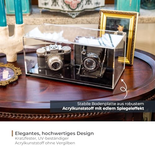 Acrylvitrine voor modelauto's, figuren, verschillende maten, transparant