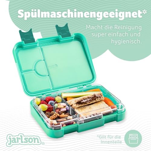Broodtrommel voor kinderen met 6 vakken – Broodtrommel – Lekvrije bento-box – Broodtrommel voor de kleuterschool en school – Meisjes en jongens – Broodtrommel, Snack B