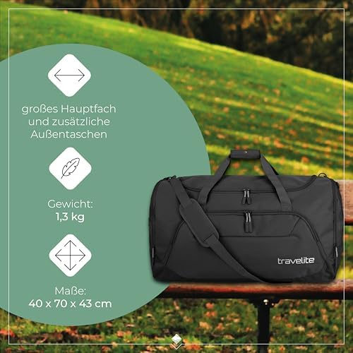 Reistas groot XL, Kick Off, lichte tas voor vakantie en sport, zwembad, ziekenhuisopname, 70 cm, 120 liter