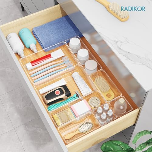 Lade-inzetstuk, lade-organizer, 31-delige kaptafel-organizer in 4 maten, lade-organizer, make-up-organizer, lade-organizersysteem voor het bureau,
