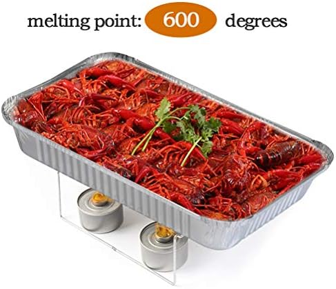 Set van 25 aluminium opvangbakjes – aluminium bakjes 32 x 21,5 cm, barbecuebakjes 2250 ml – rechthoekige voedselbakjes – hittebestendige opvangbakjes
