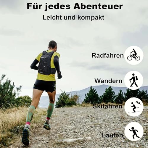 Fietsrugzak, lichte skirugzak, kleine wandelrugzak, MTB-fietsrugzakken, 15 l, multifunctionele hardlooprugzak voor dames en heren