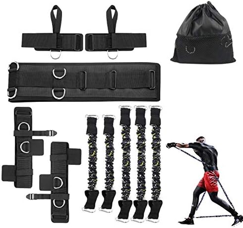 Weerstandsbanden boksen Resistance Bands Boxing: Sfeexun vechtsport-boksweerstandsbanden voor boksen, boksweerstandsbanden voor kickboksen en MMA, 200 lbs