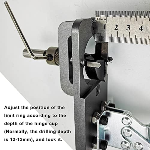 35 mm scharniermal, scharniermal voor kastdeuren, verborgen scharniermal, gatpons, nauwkeurige vergrendelingsmal voor houten deuvels, boorgeleider voor