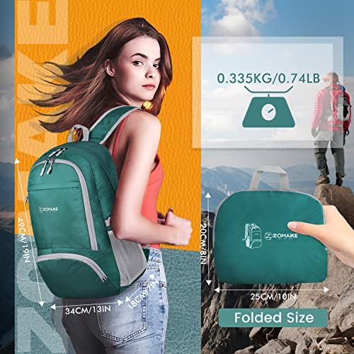 Rugzak, reizen, unisex, 30 liter, ultralichte dagrugzak voor wandelen