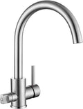 Keukenkraan voor vaatwasser, keukenkraan met 3/4-inch aansluiting, hogedrukkeukenkraan met 360° draaibare uitloop, mat