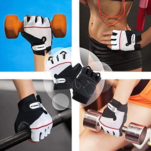 Fitnesshandschoenen voor dames met leren trainingshandschoenen S M Antislip fitnesshandschoenen voor gewichtheffen Polssteun