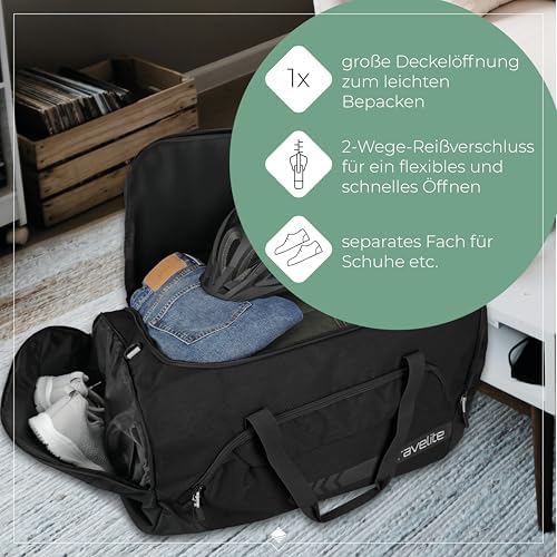 Reistas groot XL, Kick Off, lichte tas voor vakantie en sport, zwembad, ziekenhuisopname, 70 cm, 120 liter