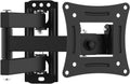 Monitor-wandbeugel voor tv's, voor 13–32 inch monitoren, draaibaar, kantelbaar, uitschuifbaar, tot 20 kg, VESA 100 x 100 mm en 75 x 75 mm