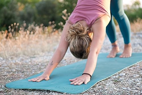 Sportmat, fitnessmat, antislip met draagriem. Gymnastiekmat voor yoga, pilates en fitness. Yogamat voor mannen en vrouwen. Yogamat, antislip