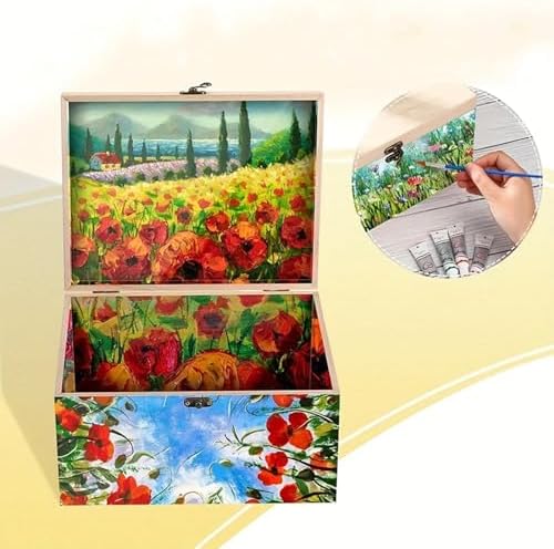 Onbehandelde houten kistjes, rustieke kleine houten kistjes met slot, DIY-opbergdoosjes, opbergdoosjes voor thuis, tafeldecoratie (20 x 1