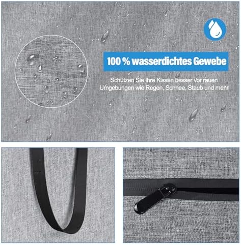 Kussenzak Opbergtas XXL voor tuinkussens, waterdichte beschermhoes