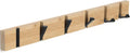 Kapstokhaken, wandmontage, kledinghaken, kapstok met 6 opklapbare haken voor jassen, mantels, hoeden, sjaals, handtassen