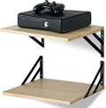 Houten wandplank, 30 cm diep: moderne 40 cm brede planken voor aan de muur, houten plank voor keuken, badkamer, woonkamer – grote zwevende plank voor router, boeken