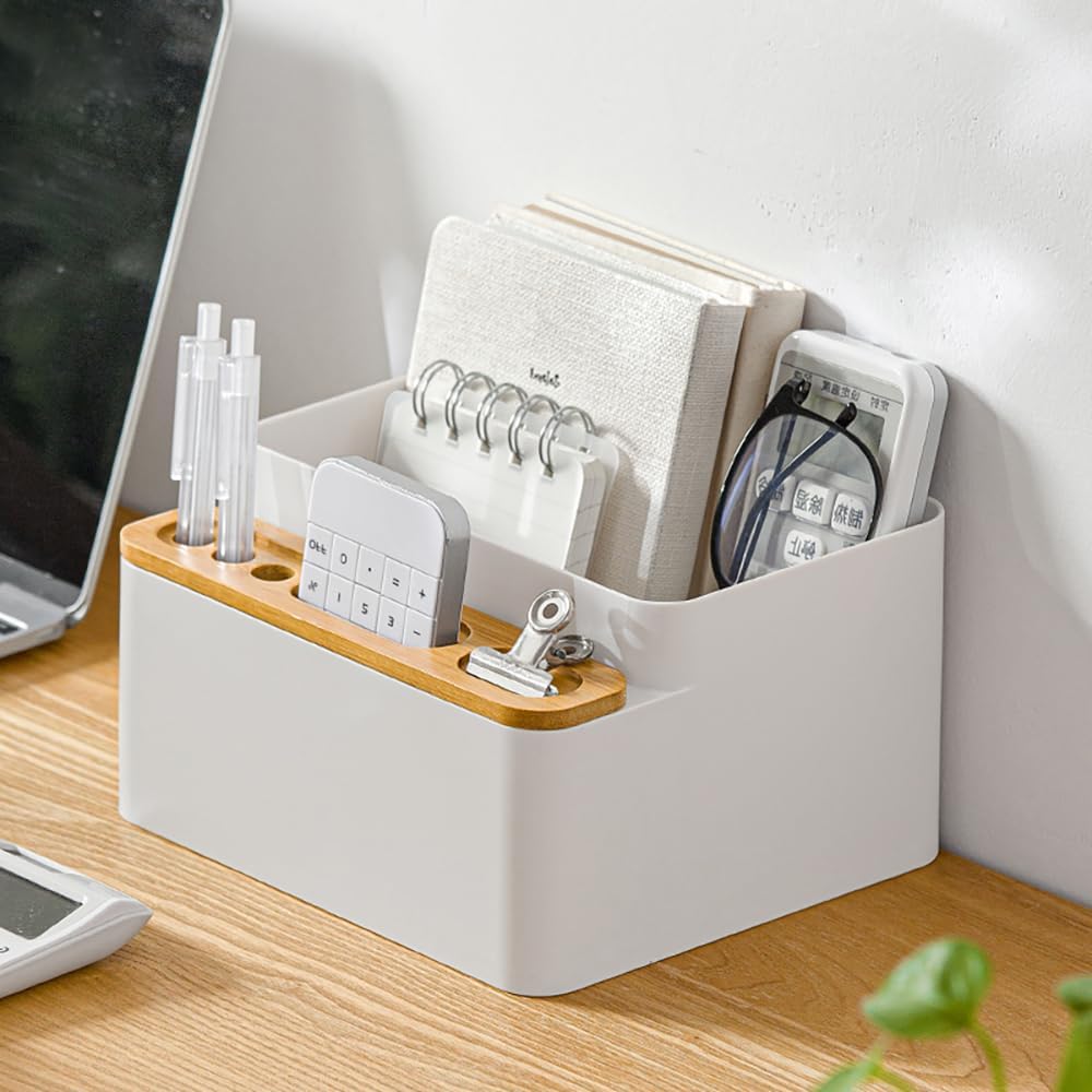 Bureau-opbergdoos, pennenhouder, make-upborstelhouder voor kantoorbenodigdheden, kaptafel, thuis