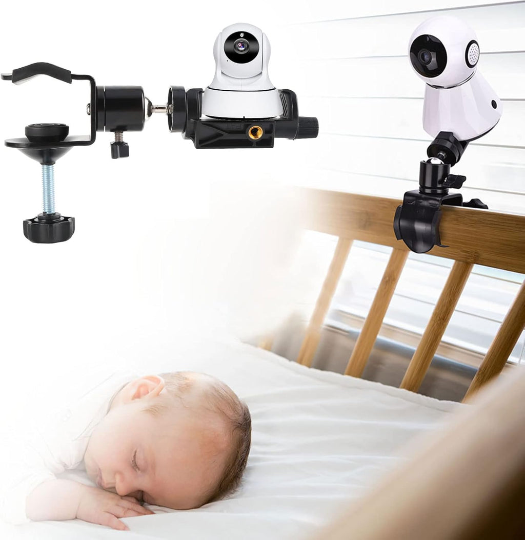 Babycamera-monitorhouder, universele camera-houder voor pasgeborenen, 360 graden draaibaar, stabiele camera-houder, monitorcamera-houder voor pasgeborenen, stabilisator, geschikt