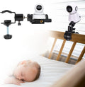 Babycamera-monitorhouder, universele camera-houder voor pasgeborenen, 360 graden draaibaar, stabiele camera-houder, monitorcamera-houder voor pasgeborenen, stabilisator, geschikt