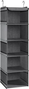 Ging Opbergsysteem, 5 vakken, camping-kledingkast-organizer met ijzeren frame, hangende plank-organizer, opbergsysteem-set