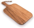 Snijplank van acaciahout voor vlees, kaas, brood, groenten en fruit met handgreep, 15" x 7"