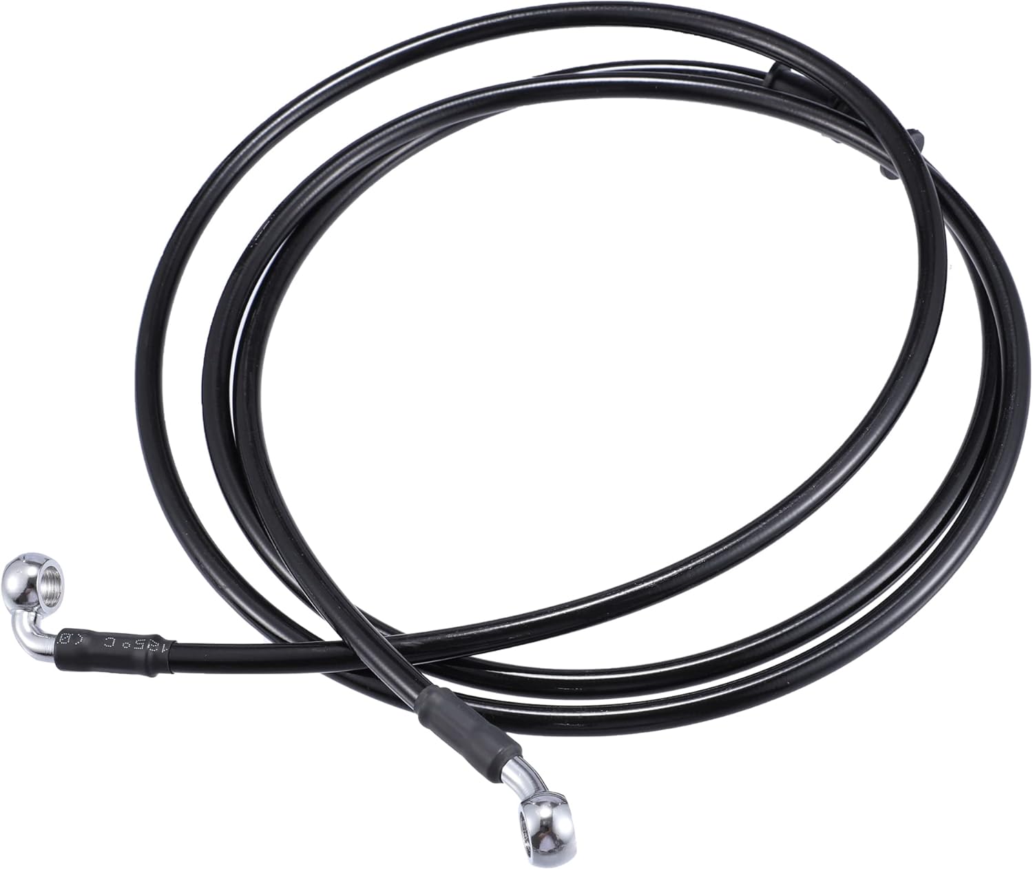 Hydraulische remleiding voor auto's, olieslang, buisverbinding 28°/90°, AN3, M10, zwart, 210 cm