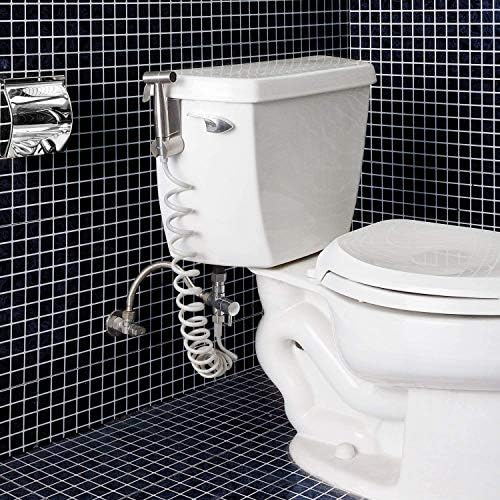 Bidet-sproeikop voor toilet, badkamer, toiletreiniging, sproeikraan met ABS-slang voor vrouwen, wasgoed en huisdieren
