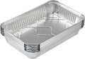 Set van 25 aluminium opvangbakjes – aluminium bakjes 32 x 21,5 cm, barbecuebakjes 2250 ml – rechthoekige voedselbakjes – hittebestendige opvangbakjes