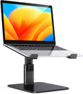 Laptopstandaard, 8 in hoogte verstelbare aluminium koelplaten, laptopstandaard, ergonomische, geventileerde laptopstandaard, compatibel met MacBook, Air, Pro, alle 10-