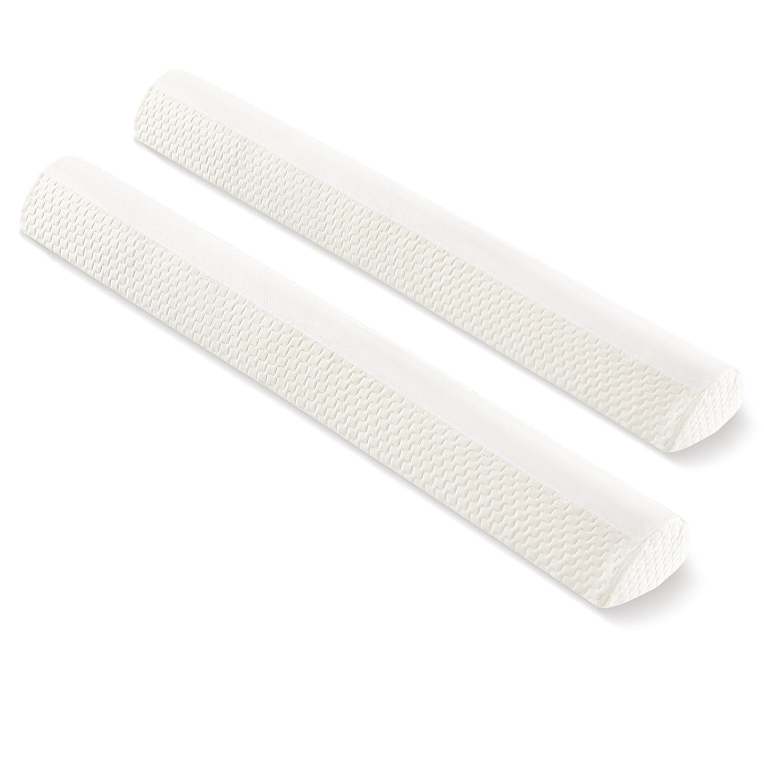 2 stuks bedkussens van traagschuim met 2 afneembare hoezen voor peuters, baby's en kinderen – Volledig zachte bedrandbescherming tegen vallen – 132 x 18 x 11,5 cm – Eenpersoons- of