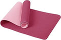 Yogamat Fitnessmat Antislip Trainingsmat Sport Turnmatten Pilatesmat Vloertrainingsmat met draagriem 183 x 61 x 0,6 cm