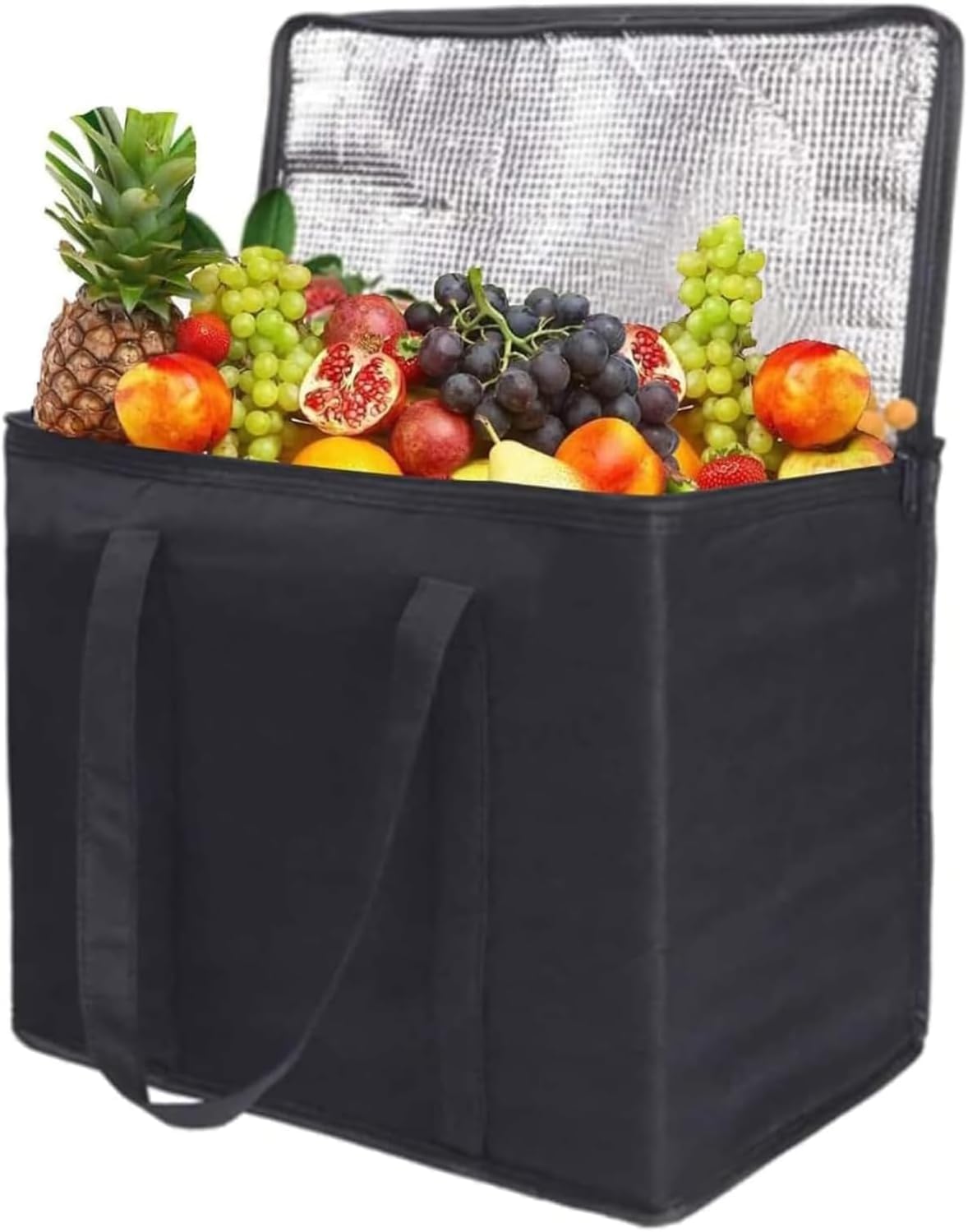 Opvouwbare koeltas, boodschappentas, groot koelvak, geïsoleerd voor kantoor, werk, outdoor, reizen, ideaal als koeltas, boodschappenmand, picknick