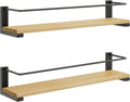 Set van 2 wandkruidenrekken, 40 x 9 x 7 cm