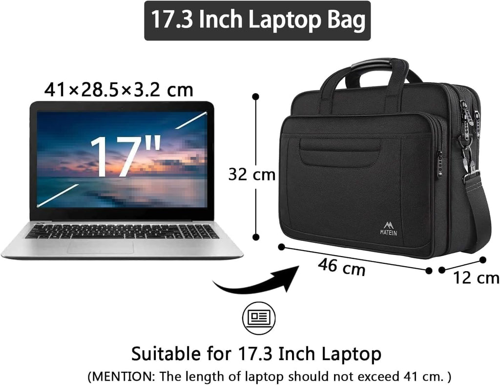 Zakelijke Laptoptas 17,3 inch – Waterdicht, Anti-diefstal & Schouderriem