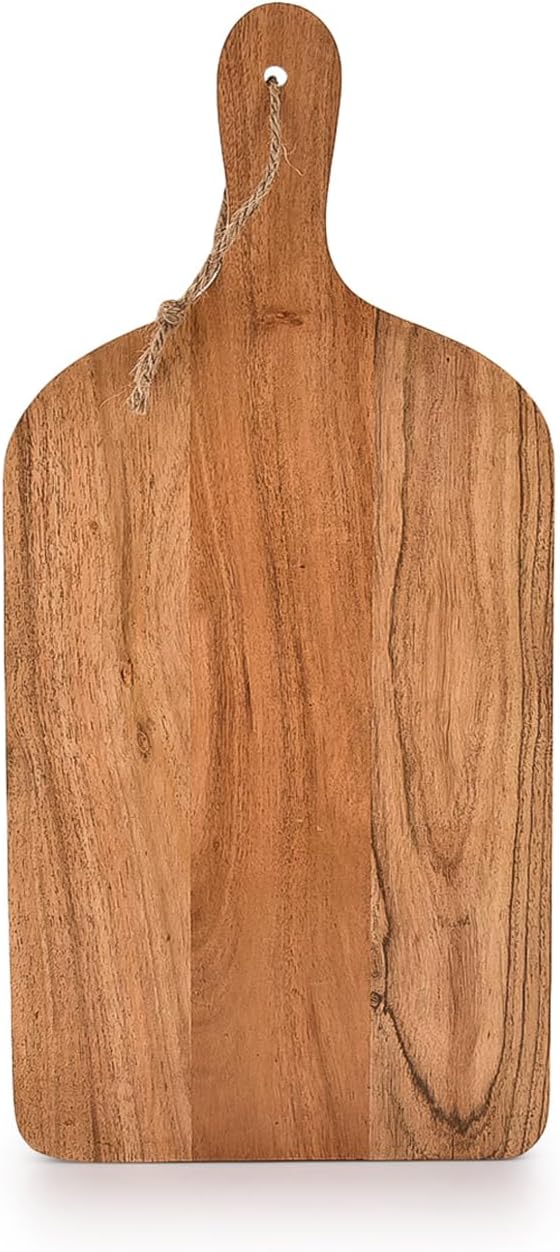 Snijplanken van acaciahout met handvat voor in de keuken, kaas- en serveerplank, charcuterieplanken