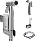 Roestvrijstalen handdouche, toilet, badkamer, bidet voor bidetkranen, toilet met 1,5 m slang en houder, douchekop, babydouche, dierenbad, water