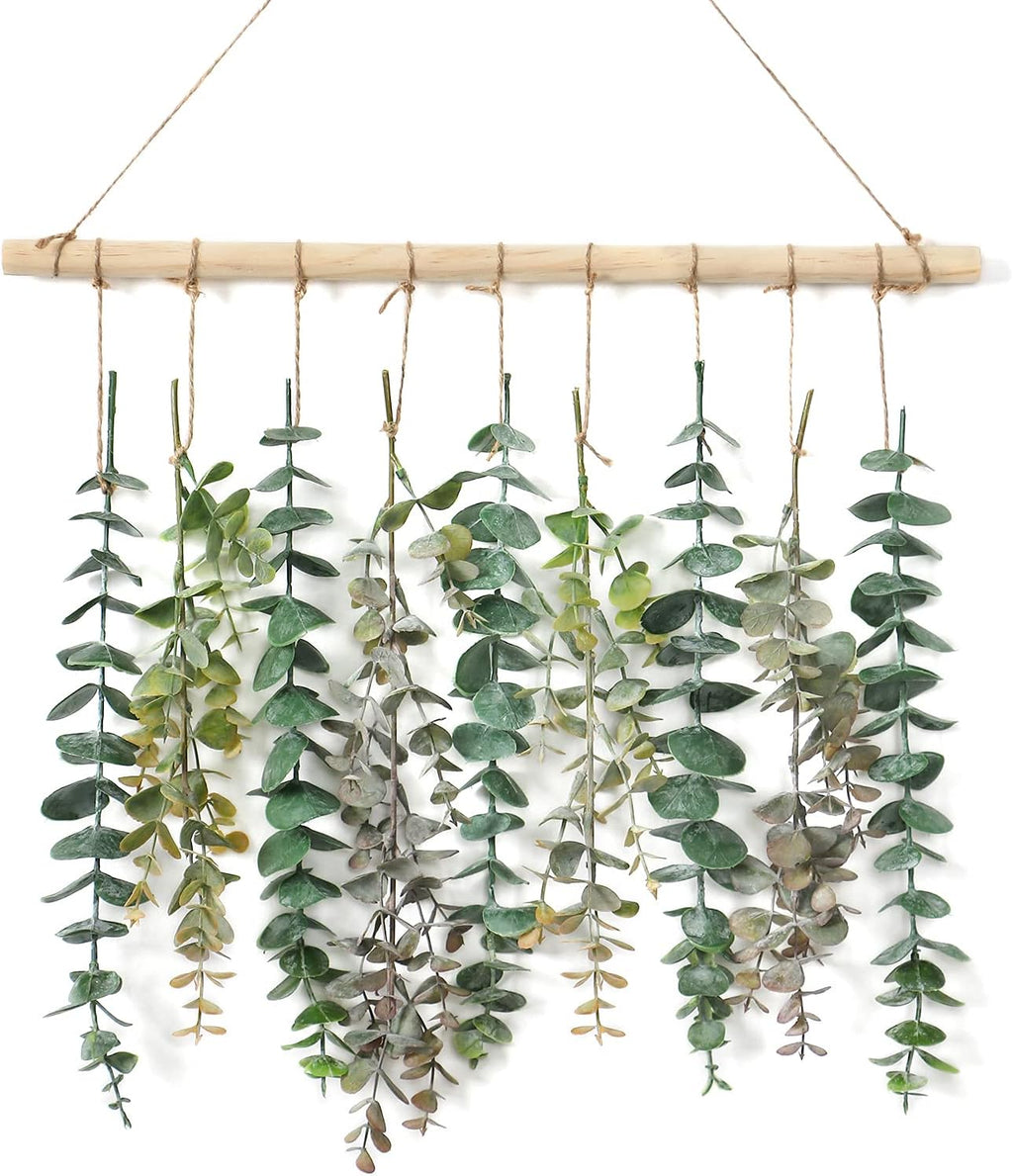 Kunstmatige hangplanten Eucalyptusbladeren Kunstplanten Eucalyptustakken Kunstplanten voor huis en tuin Binnen en buiten Hangplanten Kunst