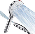 Waterbesparende douchekop 9 l/min Waterbesparende douchekop Hogedruk-douchekoppen 125 mm 5 straalsoorten Handdouche met Power-Wash-functie voor het reinigen van badkuipen,