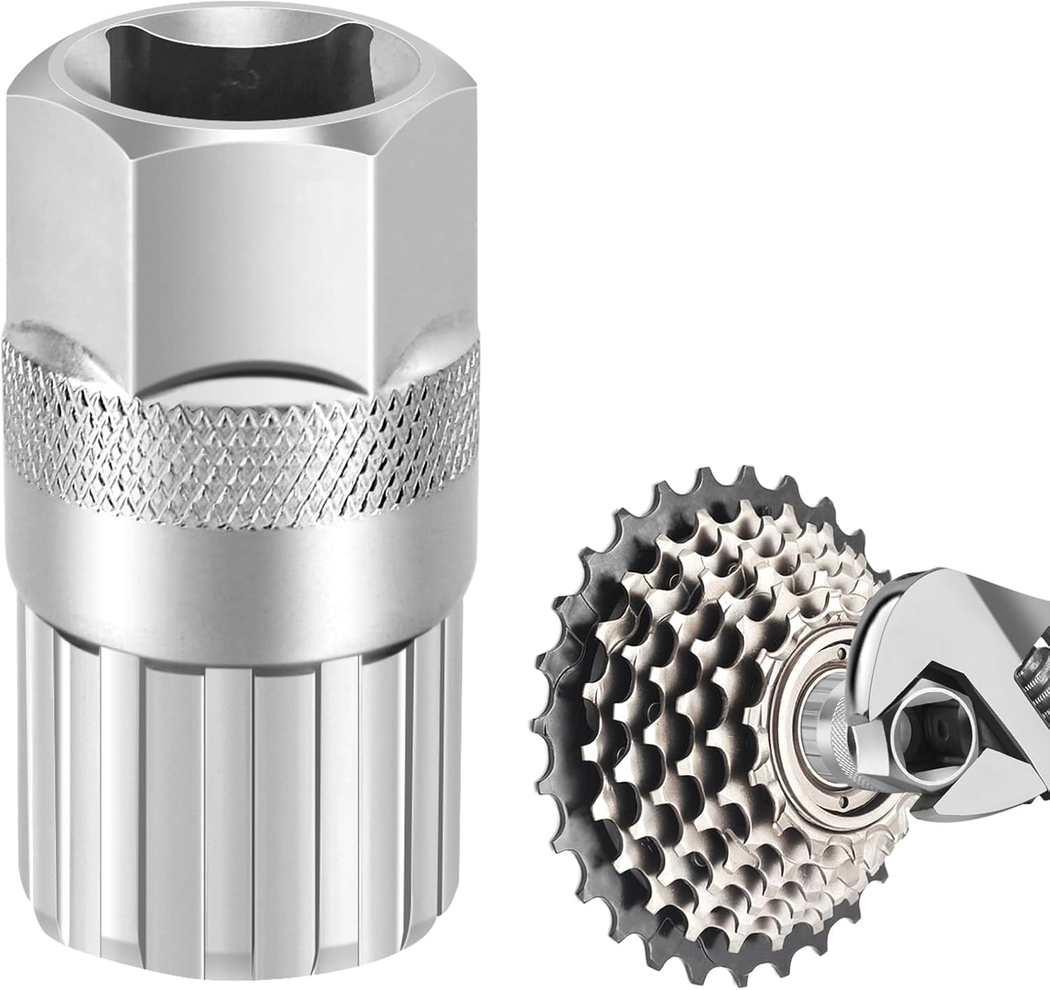 Vrijloopaftrekker voor fietsen, fiets-cassettegereedschap, aftrekker voor cassettes en tandwielen, compatibel met Shimano-vrijlopen