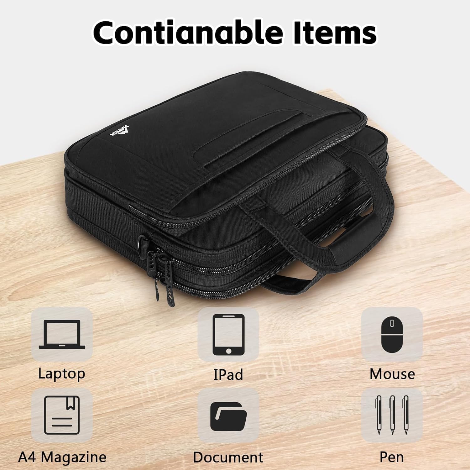 Zakelijke Laptoptas 17,3 inch – Waterdicht, Anti-diefstal & Schouderriem