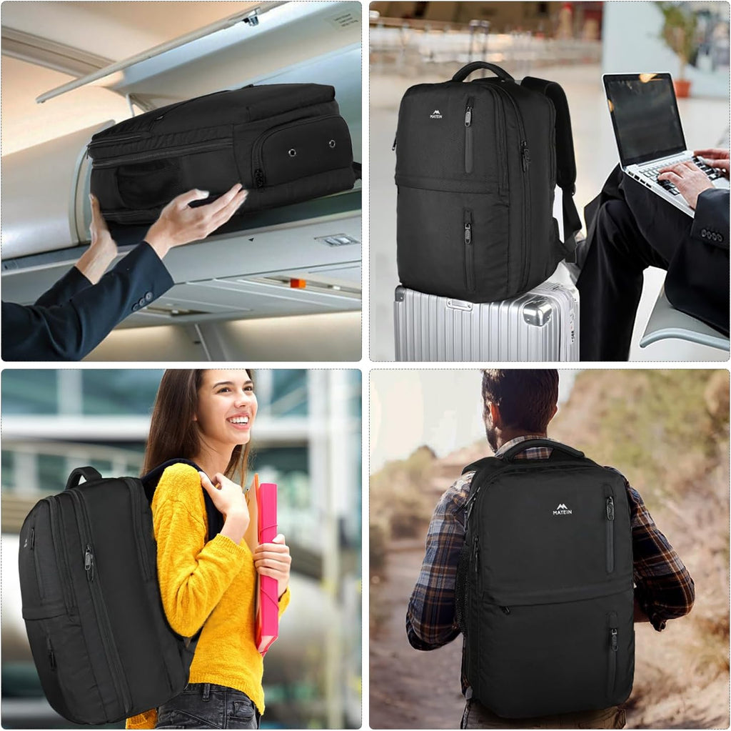 Handbagage Reisrugzak 55x35x20 cm – Laptopvak, Schoenenvak & Anti-diefstal