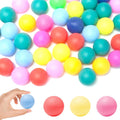 80 stuks 40 mm kleurrijke tafeltennisballen, kunststof pingpongballen, kleurrijk, ronde tafeltennisballen, speelgoed, gemengde kleuren, trainingsballen
