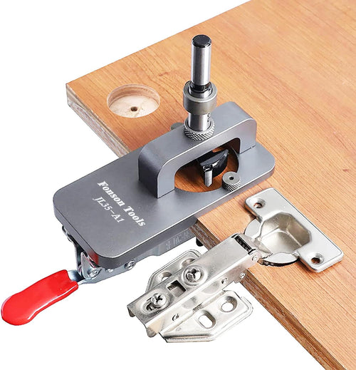 35 mm scharniermal, scharniermal voor kastdeuren, verborgen scharniermal, gatpons, nauwkeurige vergrendelingsmal voor houten deuvels, boorgeleider voor