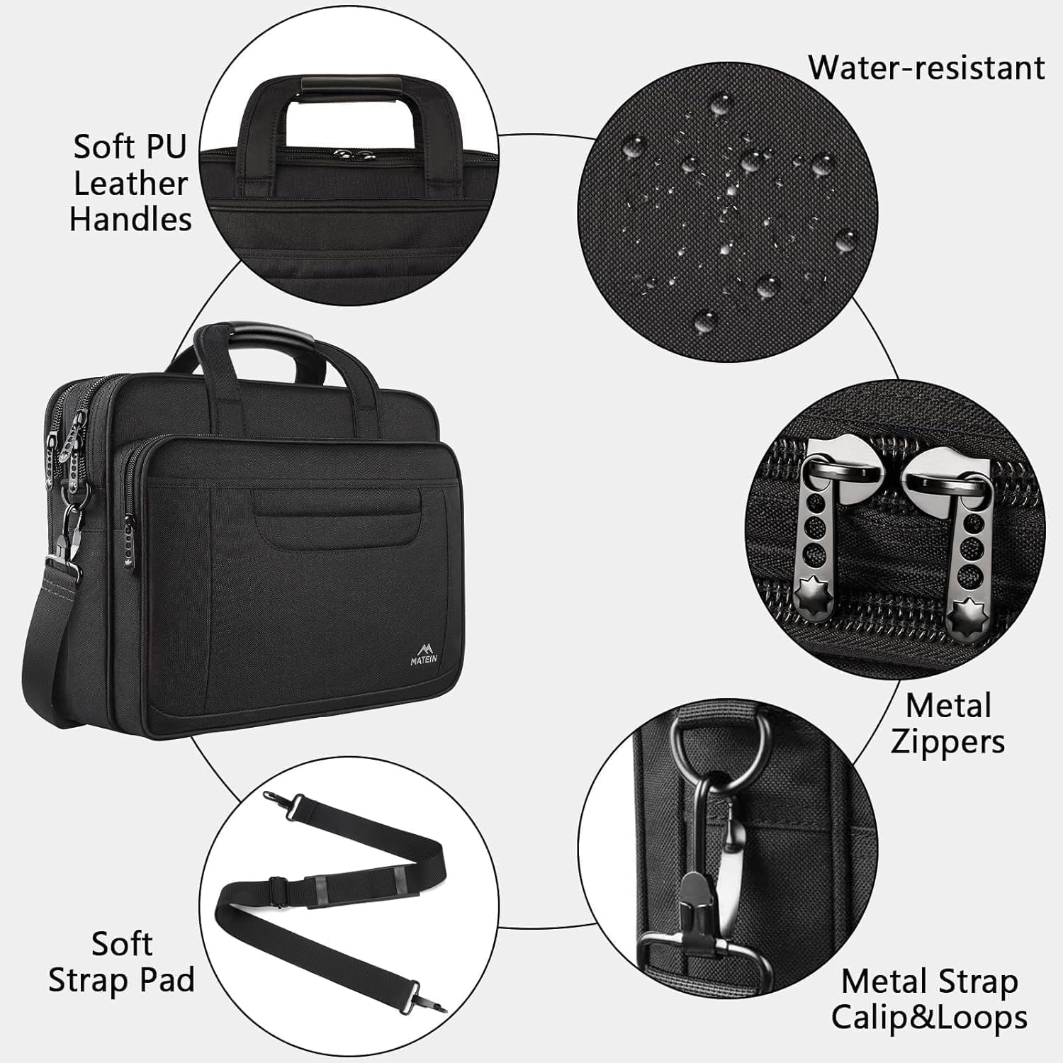 Zakelijke Laptoptas 17,3 inch – Waterdicht, Anti-diefstal & Schouderriem