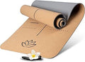 Yogamat – 100% natuurlijke yogamat, antislip [185 x 66 x 0,6 cm] – Extra dik & vrij van schadelijke stoffen – Sportmat incl. handige draagriem