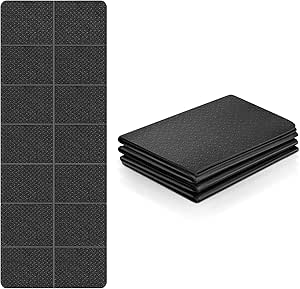 Yogamat, opvouwbaar, gymnastiekmat, antislip, lichtgewicht, TPE, draagbare fitnessmat, draagbare sportmat voor op reis, pilates, yoga, fitness, sport, training